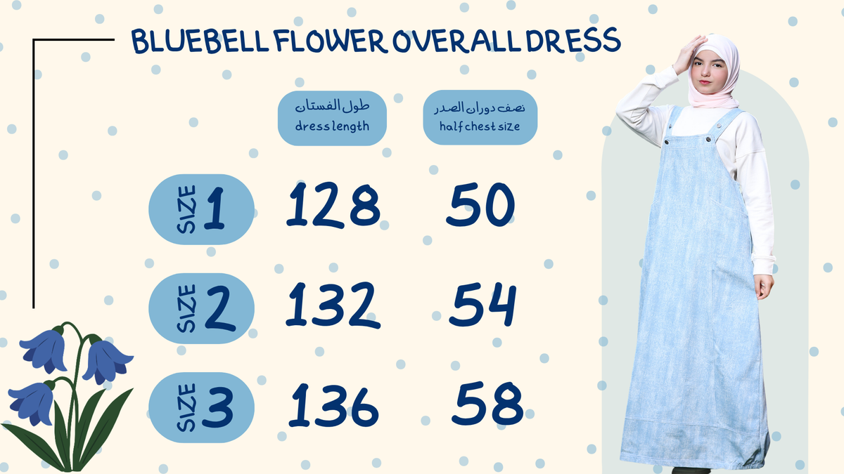 Bluebell Flower Overall Dress