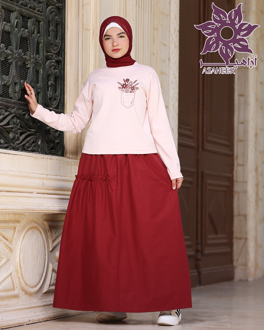 Kamelia Flower Outfit