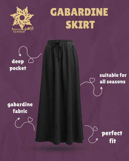 Gabardine Skirt