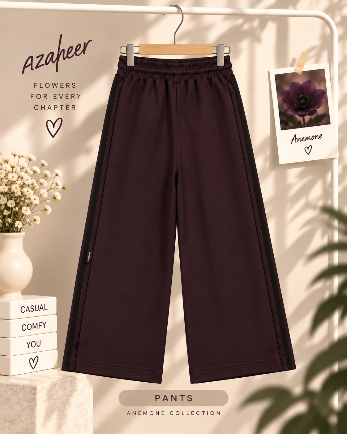 Anemone Flower Pants