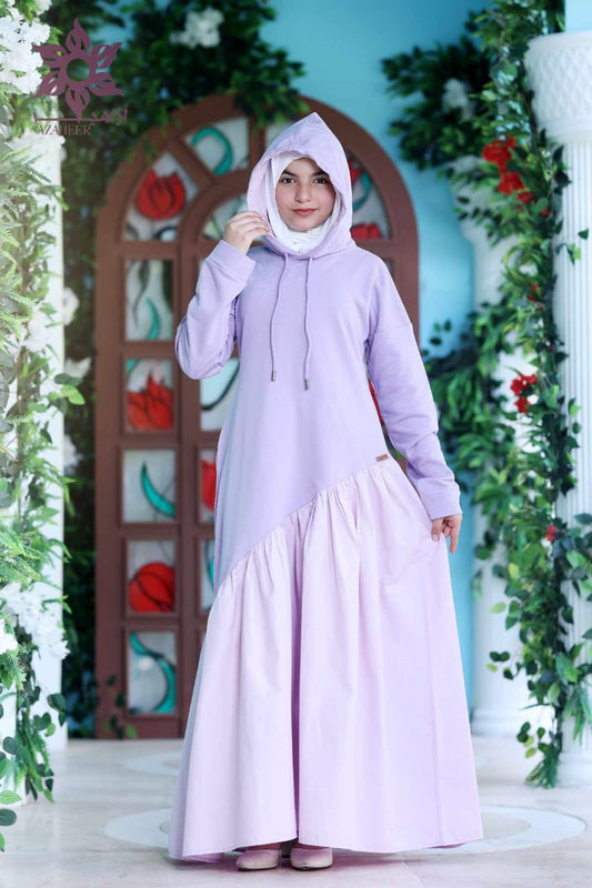 lavender flower dress