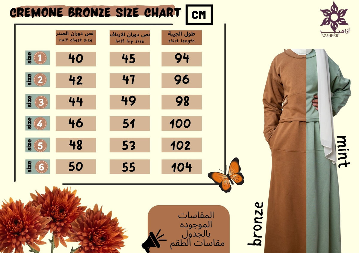 cremone bronze flower set