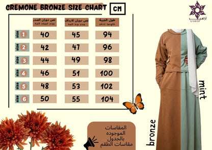 cremone bronze flower set