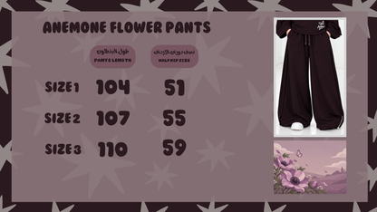 Anemone Flower Pants