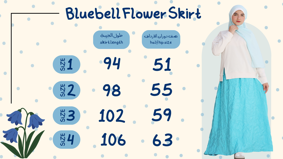 Bluebell Flower Skirt
