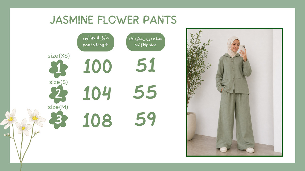 Jasmine Flower Pants
