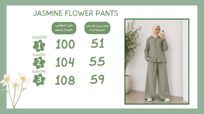 Jasmine Flower Pants